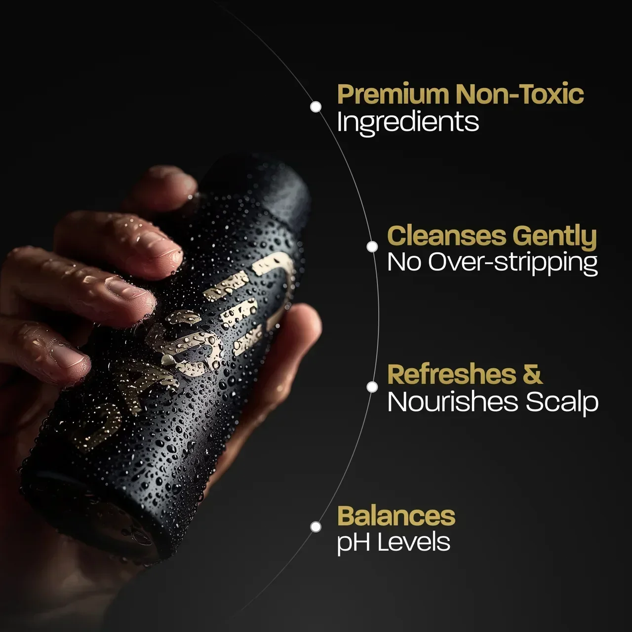 BASED Dúo Ducha - vista lateral para hombres Reino Unido