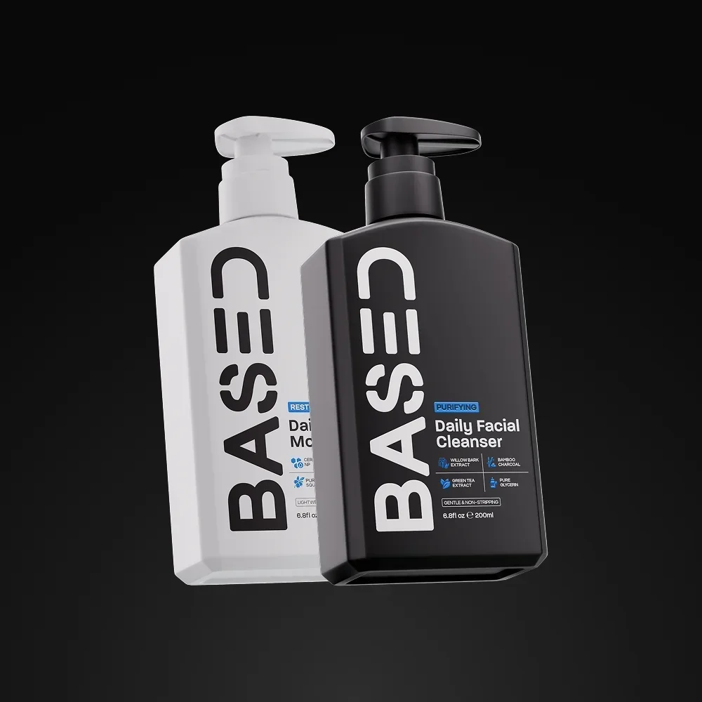 BASED Dúo Skincare Diario - vista principal para hombres Reino Unido