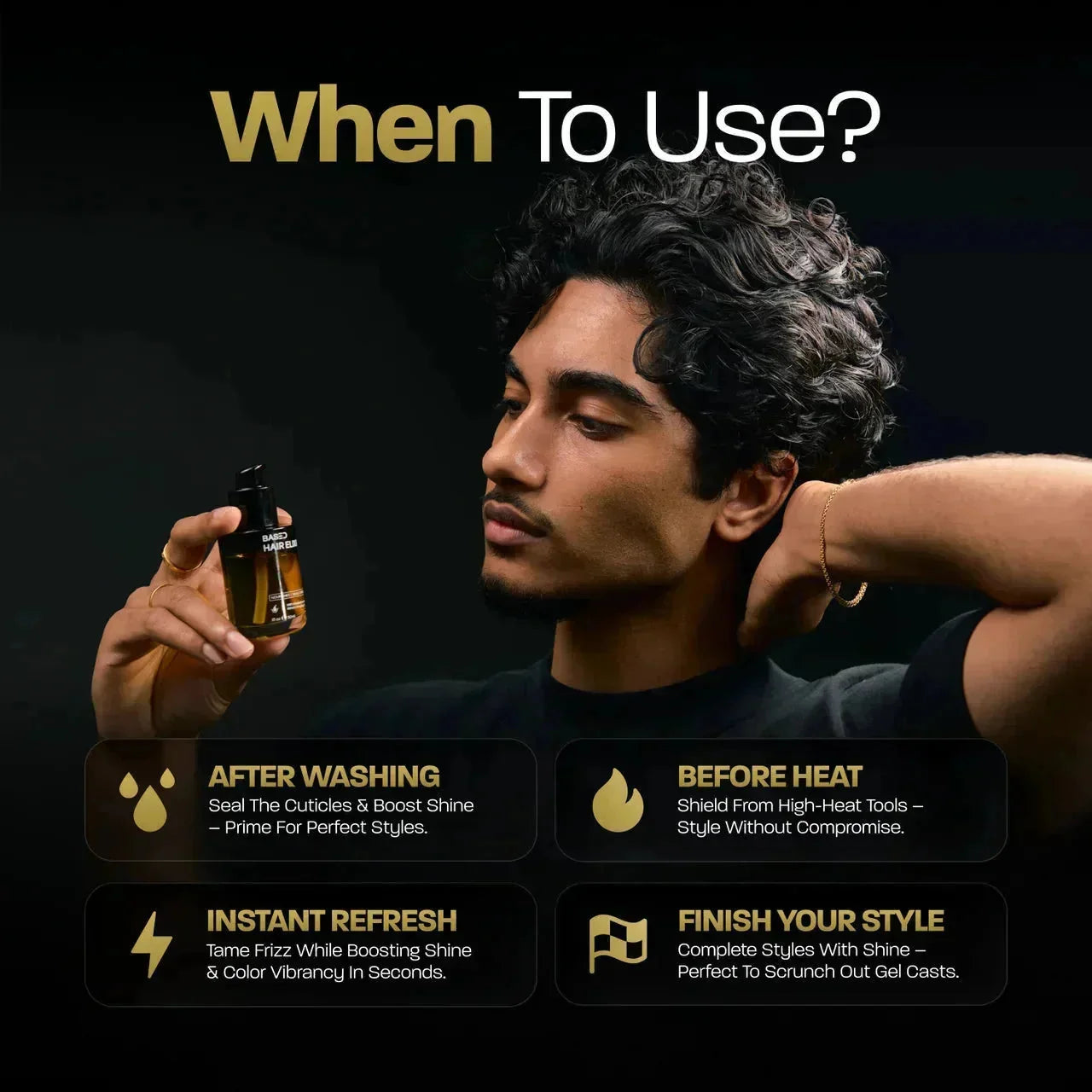 BASED Elixir Capilar - vista en detalle para hombres Reino Unido